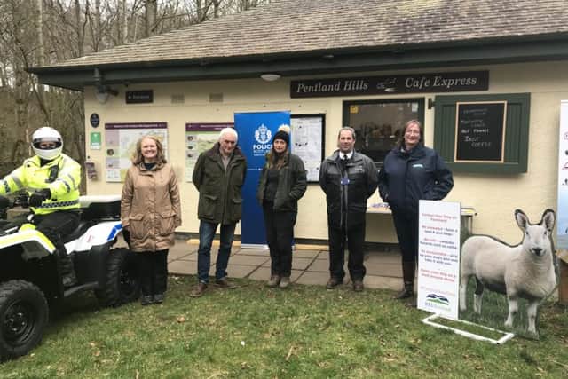 The launch of the 2019 Rural Crime Initiative at The Pentland Hills Regional Park.