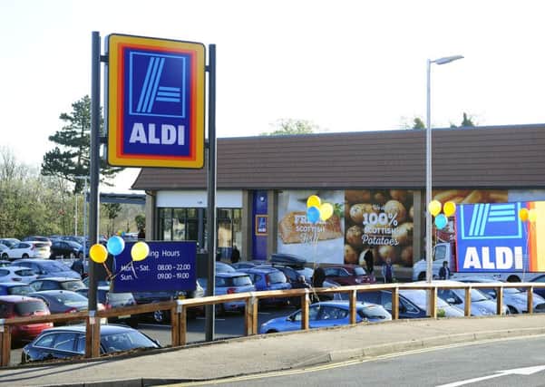Opening of the new Aldi store in Polmont. Picture: Michael Gillen