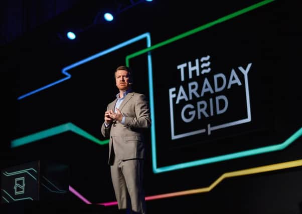 Faraday Grid co-founder Matthew Williams at the Edinburgh-based firm's US launch last week. Picture: Contributed