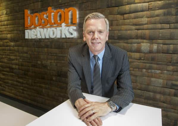 Boston Networks chief executive Scott McEwan says the synergies are 'obvious'. Picture: Peter Devlin.
