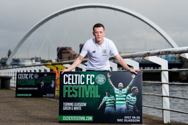 Callum McGregor launches the first ever Celtic festival. Picture: SNS Group