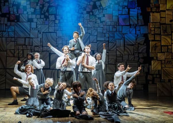 The kids in the audience cant get enough of the rebellious schoolchildren led by the irresistible Scarlett Cecil as Matilda in a brilliant RSC production.
Picture: Manuel Harlan