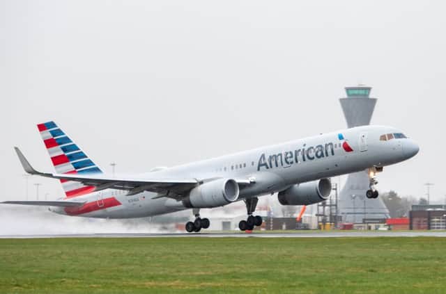 The new American Airlines summer service links Edinburgh and Philadelphia. Picture: Ian Georgeson