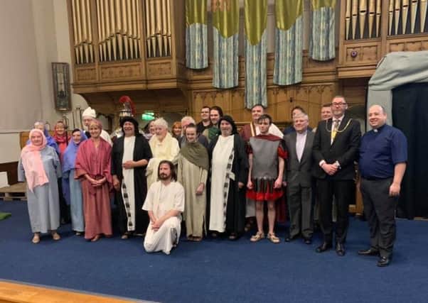 Passion play at Lanark Greyfriars Easter 2019