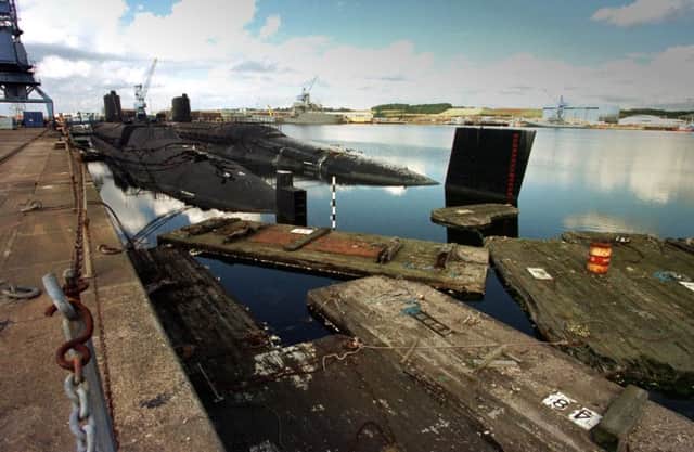 Nuclear powered submarines at Roysth Dockyard. Picture: TSPL