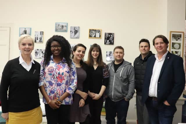 Representatives from each of the seven organisations selected. Picture: contributed.