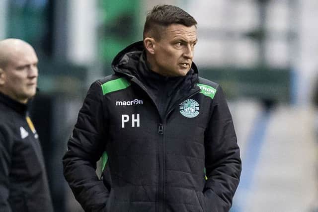 Hibernian manager Paul Heckingbottom. Picture: SNS