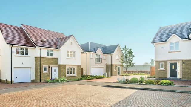 An image of the house types that will be available at the Cala Homes Erskine development. Picture: Contributed