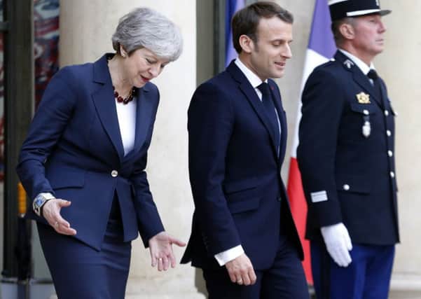 Frances Emmanuel Macron has been arguing against a long delay to Brexit (Picture: Thierry Chesnot/Getty Images)