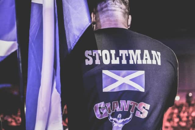 Stoltmanname representing Scotland at Europe's Strongest Man