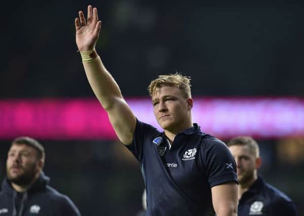 David Denton after the 2015 Rugby World Cup quarter-final against Australia. Picture: Glyn Kirk/AFP/Getty Images