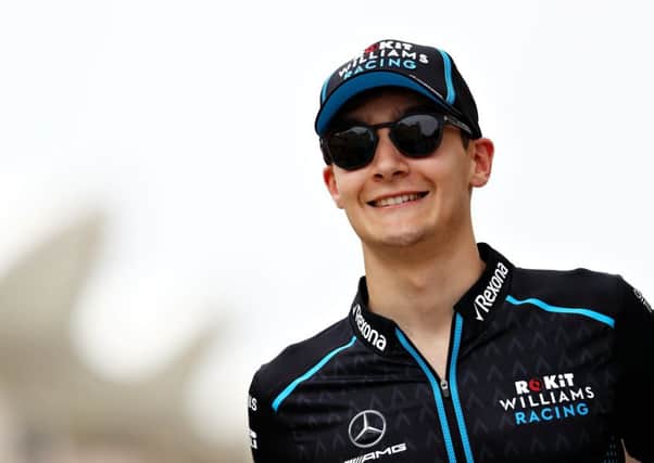 George Russell at Bahrain International Circuit. Picture: Mark Thompson/Getty