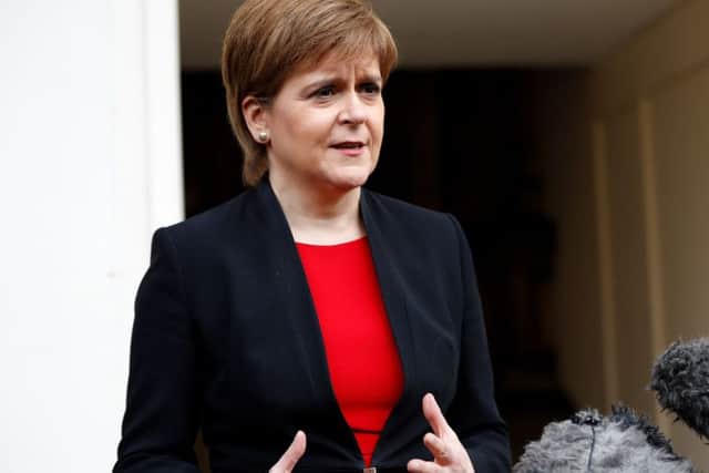 Nicola Sturgeon said Brexit proved the benefits of independence in Europe. Picture: Tolga Akmen/AFP/Getty Images