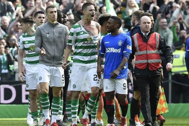 Celtic and Rangers have been charged following the scenes at the end of Sunday's match. Picture: Ian Rutherford/PA Wire