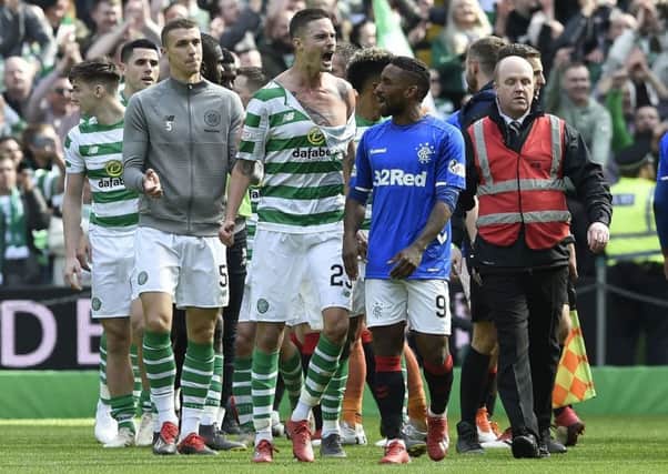 Celtic and Rangers have been charged following the scenes at the end of Sunday's match. Picture: Ian Rutherford/PA Wire