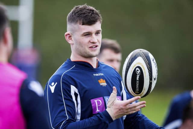 Edinburgh forward Magnus Bradbury. Picture: SNS/SRU.