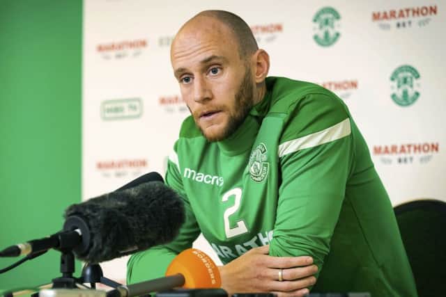 Hibernian captain David Gray. Picture: SNS
