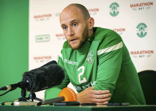 Hibernian captain David Gray. Picture: SNS