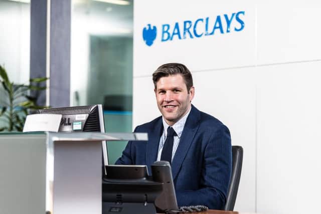 Hogg has made the move from 'flanker to banker'. Picture: contributed.