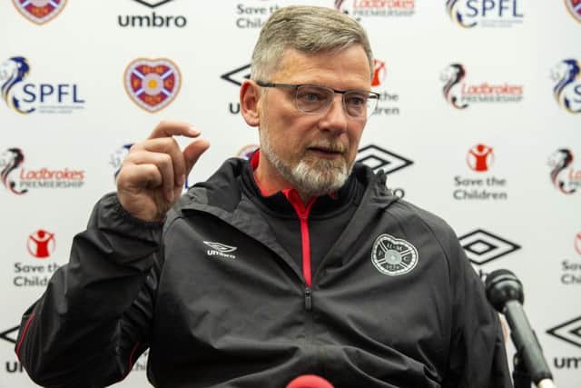 Hearts manager Craig Levein. Picture: SNS