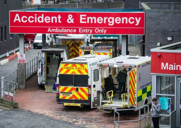 Accident and Emergency at Glasgow Royal Infirmary. Picture: John Devlin