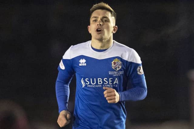 Jordan Allan scored a hat-trick for Cowdenbeath against Edinburgh City. Pic: SNS/Craig Foy