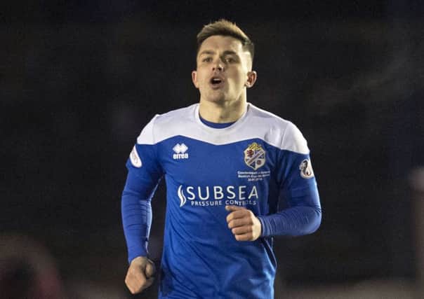 Jordan Allan scored a hat-trick for Cowdenbeath against Edinburgh City. Pic: SNS/Craig Foy