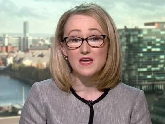 Shadow chief secretary to the Treasury Rebecca Long-Bailey