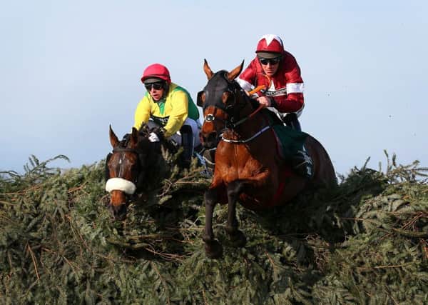 Tiger Roll jumps the last on his way to victory in the Grand National. Picture: Alex Livesey/Getty Images