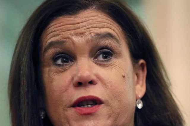 Sinn Fein president Mary Lou McDonald