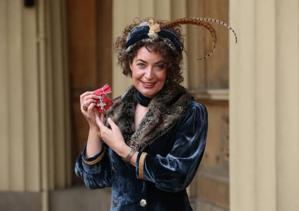 Kate Clanchy following an Investiture ceremony at Buckingham Palace on February 7, 2019 PIC: Jonathan Brady/WPA Pool/Getty