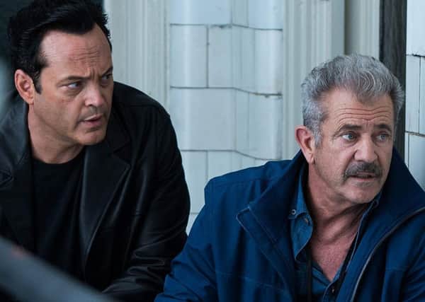 Vince Vaughn and Mel Gibson in Dragged Across Concrete