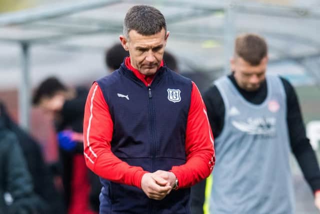 Board backing: Dundee boss Jim McIntyre. Picture: SNS Group