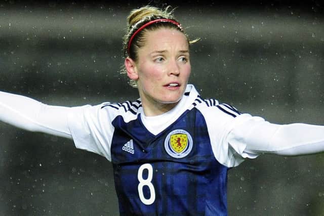 Kim Littles solitary goal was enough to sink Brazil. Picture: Michael Gillen