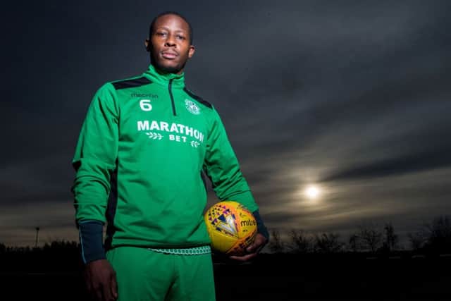 Marvin Bartley has hit out at the fans who allegedly racially abused him during Saturday's derby. Picture: SNS Group
