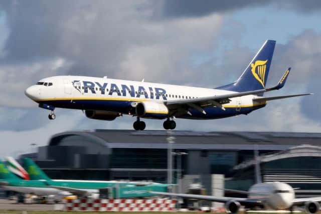 A Ryanair plane.  Picture: Paul Faith