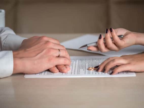 The law around divorce in Scotland is different to that in England (Photo: Shutterstock)