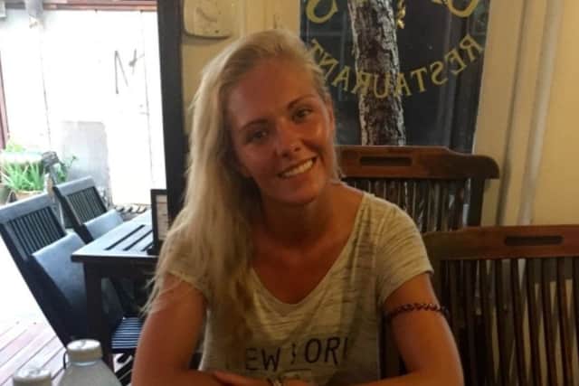 Rebekah Fulton, 25, is currently battling a serious infection in a hospital in Phuket, Thailand. Picture: Go Fund Me