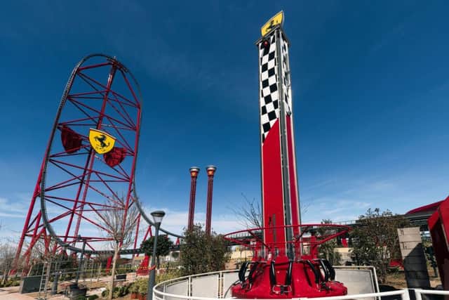 Ferrari Land is the latest addition to PortAventura's theme park experience, with the new Red Force ride taking you from nought to 180kph in five seconds