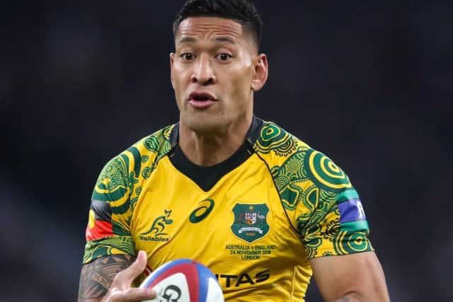 Australia's Israel Folau. Picture: Adam Davy/PA Wire