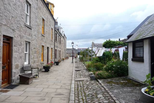 Pronounced locally as 'Fittie', this a picturesque fishing village in the Heart of Aberdeen that is filled with vibrancy and colour.