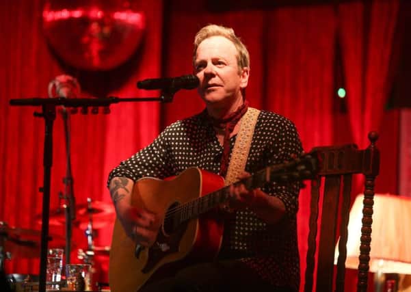 Kiefer Sutherland's love of outlaw country is now a credible side career
