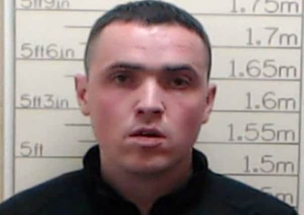 Sean Bonar, who failed to return to HMP Castle Huntly, near Dundee, this week after being released on licence for home leave. Picture: Police Scotland/PA Wire