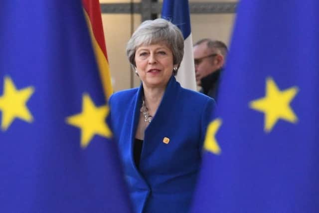 Prime Minister Theresa May arrives at the European Council in Brussels. Picture: Stefan Rousseau/PA Wire