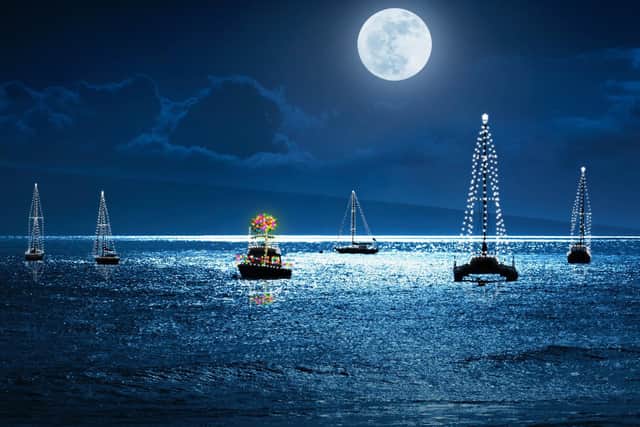 Illuminated boats will form a mass floating spectacle at the River of Light event which will be staged during Scotland's Boat Show in Inverkip.