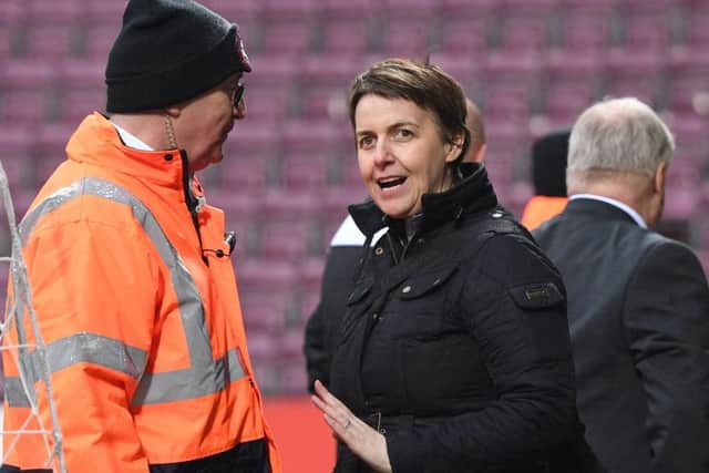 Hibernian chief executive Leeann Dempster. Picture: SNS