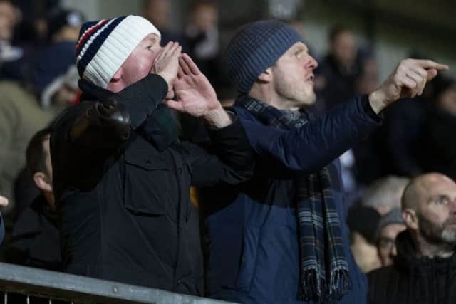 Dundee fans have reached the end of his tether. Picture: SNS/Kenny Smith
