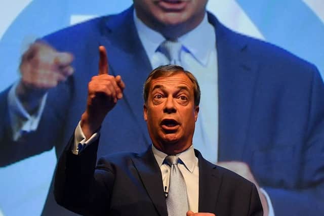 Nigel Farage. (Photo by Daniel LEAL-OLIVAS / AFP)DANIEL LEAL-OLIVAS/AFP/Getty Images