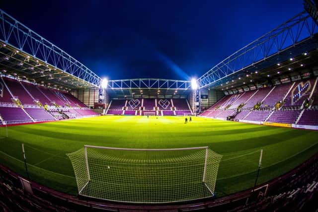 A general view of Tynecastle Park. Picture: SNS Group