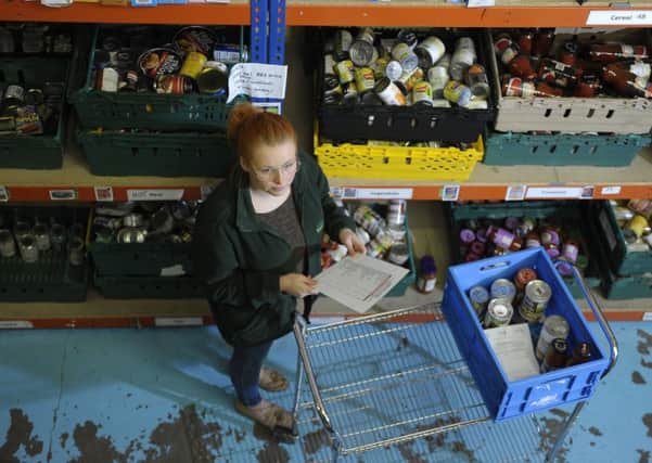 One of the food banks run by the Trussell Trust. Picture: Neil Hanna